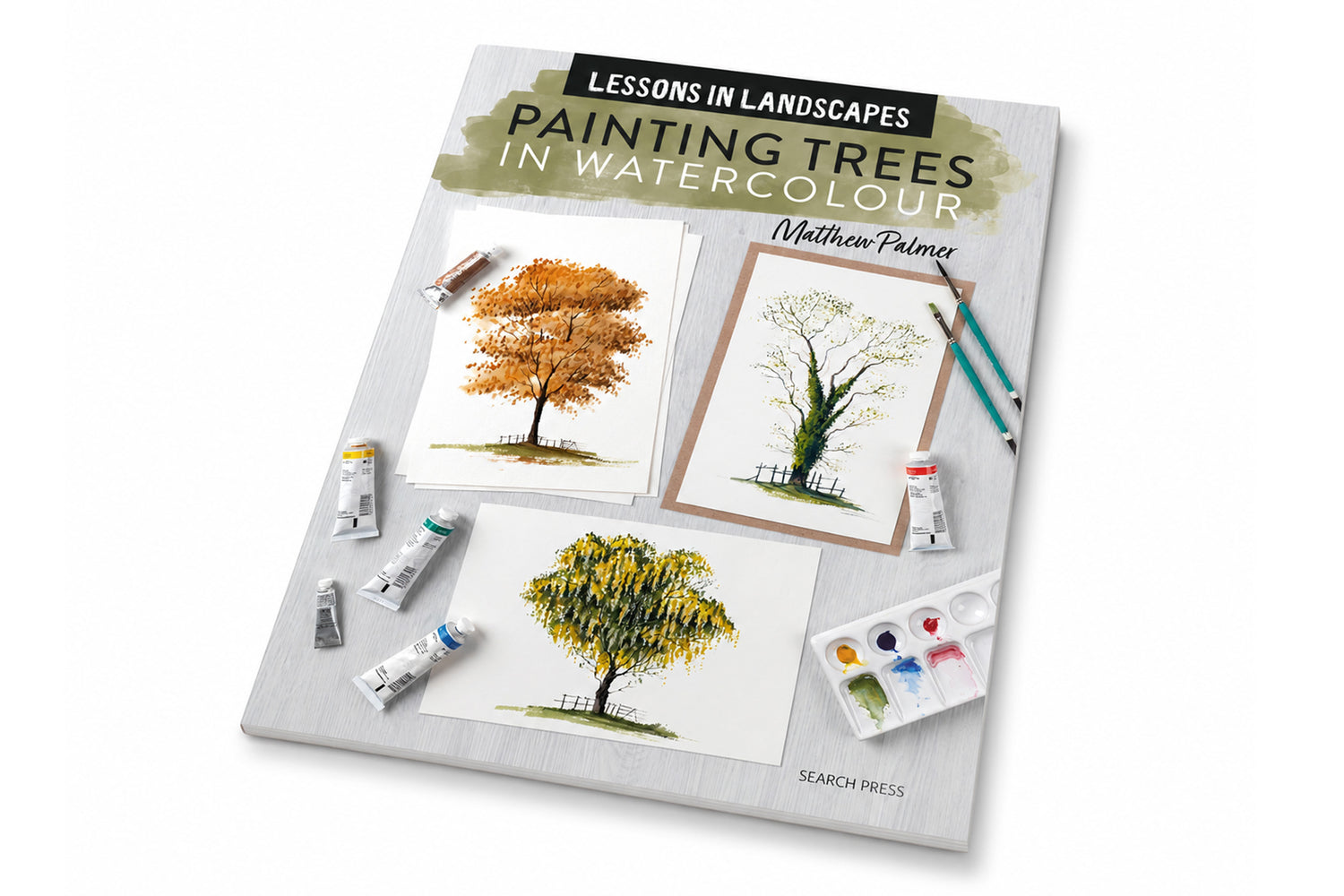 NEW BOOK - Lessons in Landscapes: Painting Trees in Watercolour By Matthew Palmer. SIGNED & NUMBERED 1st Edition - Pre Order