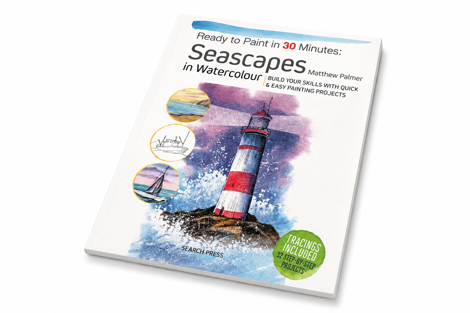 NEW BOOK - Ready to Paint in 30 Minutes: Seascapes In Watercolour. SIGNED & NUMBERED 1st Edition