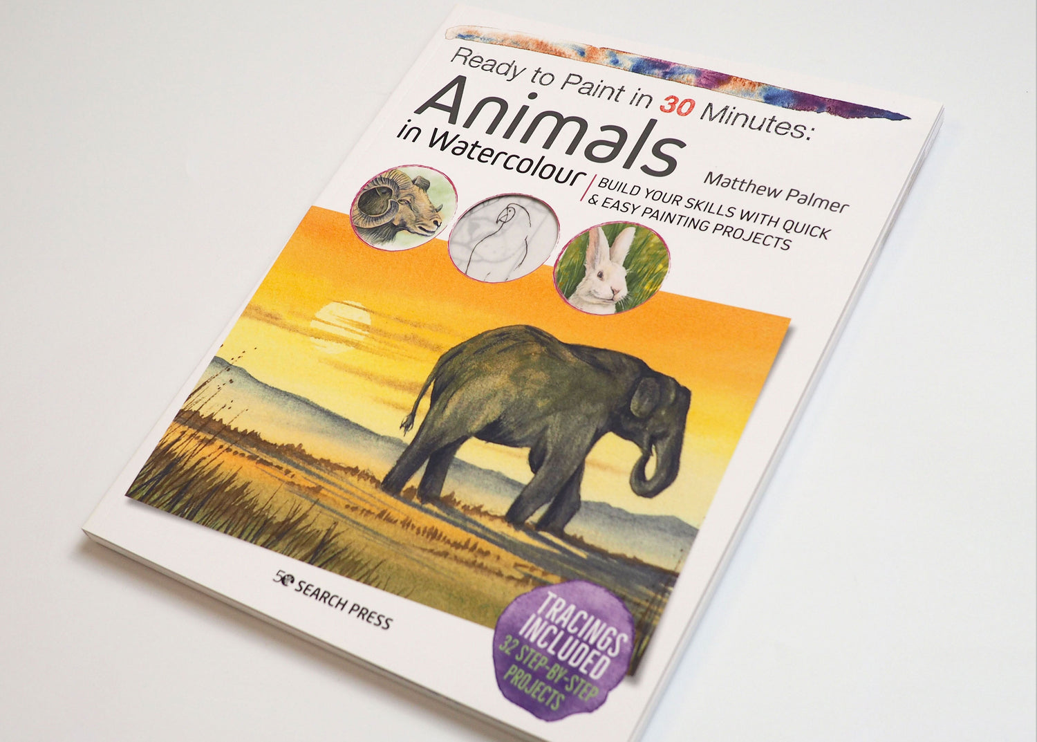Ready to Paint in 30 Minutes: Animals in Watercolour SIGNED COPY