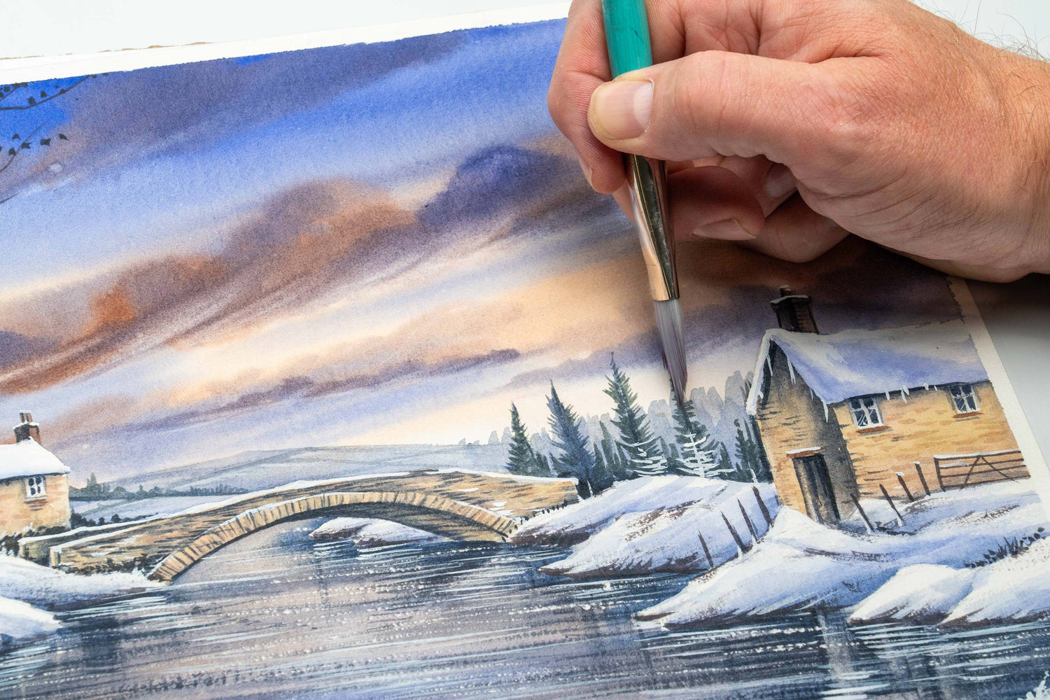NEW - Matthew Palmer's Sky, Cloud & Blending Blade Brush Set - NEW DESIGN