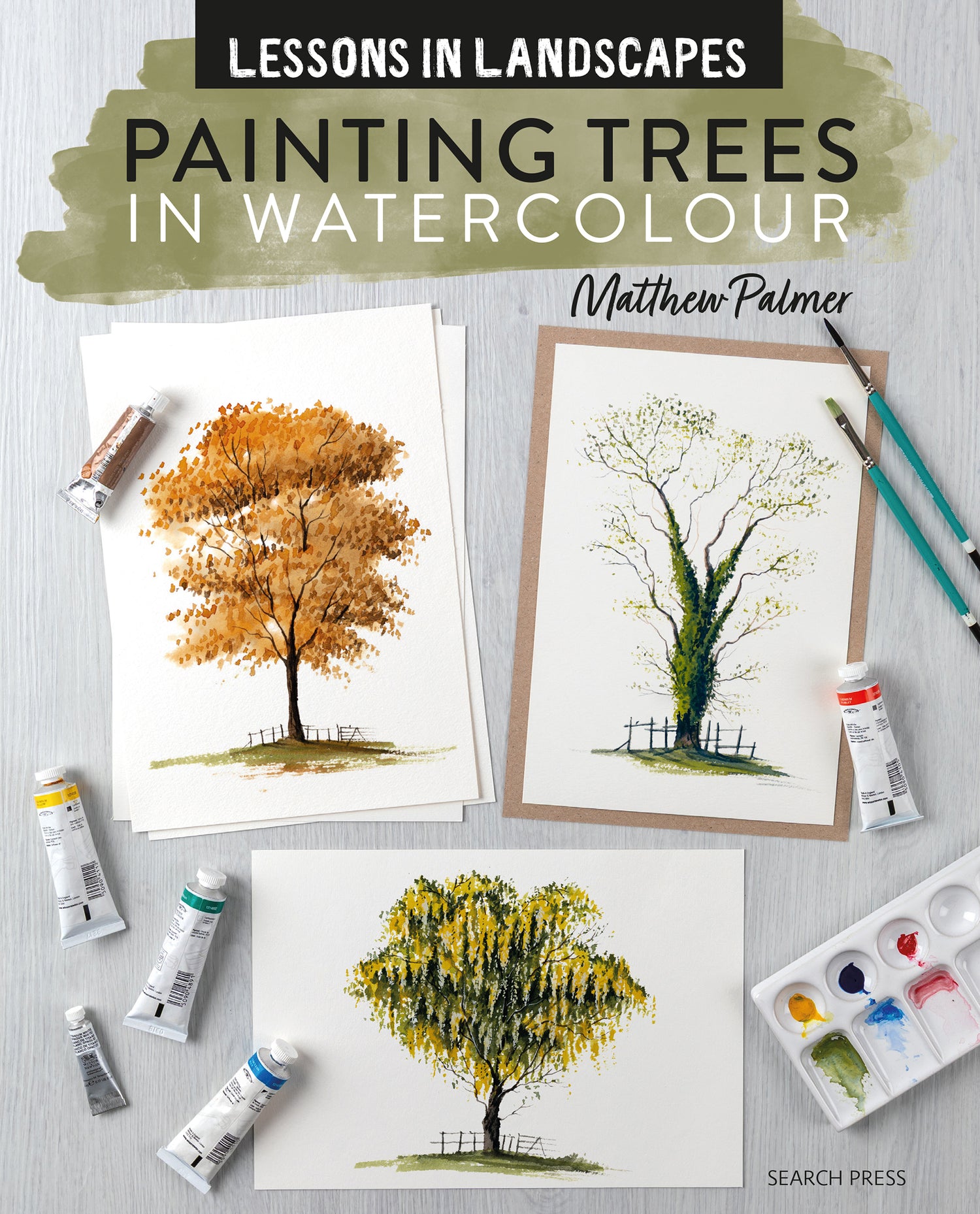 NEW BOOK - Lessons in Landscapes: Painting Trees in Watercolour By Matthew Palmer. SIGNED & NUMBERED 1st Edition - Pre Order
