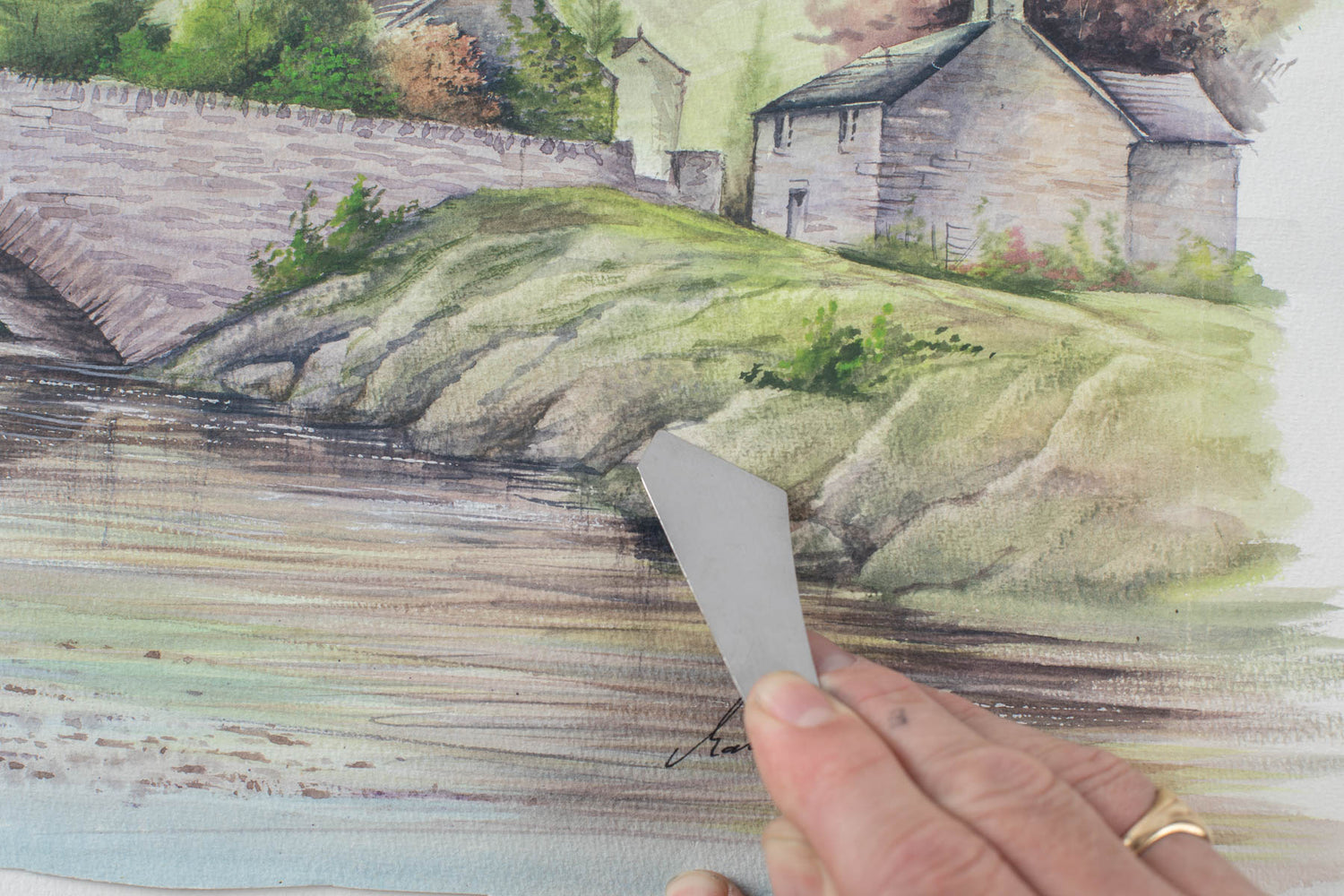 Matthew Palmer Watercolour Special Effect Stainless Steel Tool Set. Set of 7 + Free Video Lesson