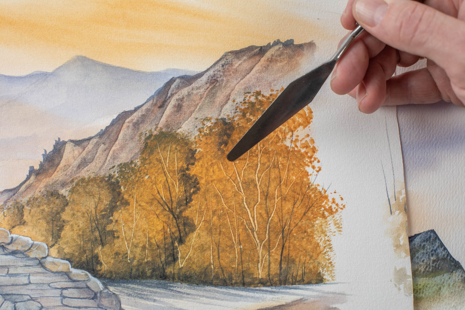 Matthew Palmer Watercolour Special Effect Stainless Steel Tool Set. Set of 7 + Free Video Lesson