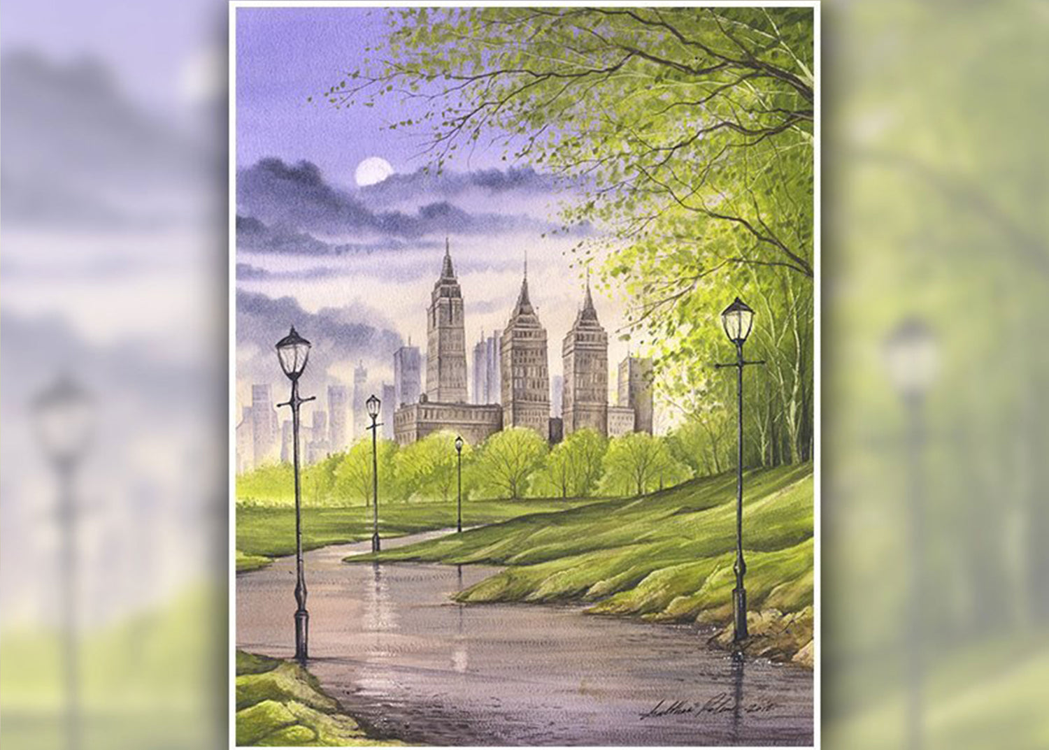 Matthew Palmer Natural Collection - Natural Green Dark Watercolour - 15ml