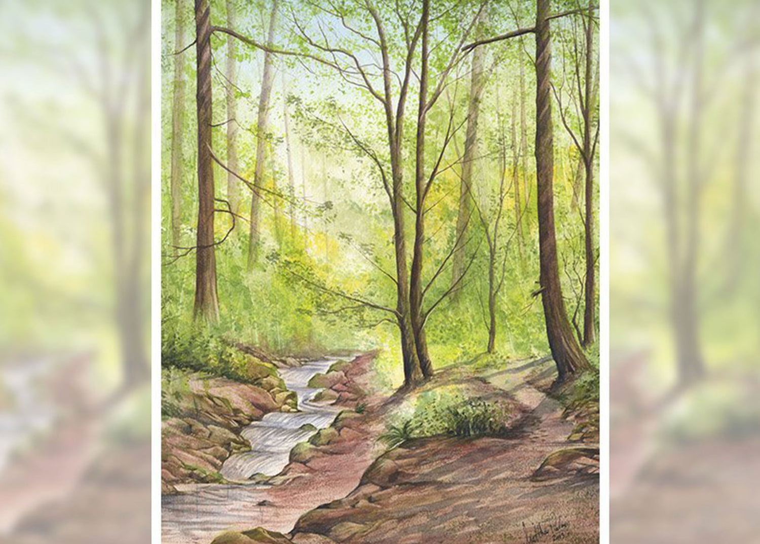 Matthew Palmer Natural Collection - Natural Green Light Watercolour - 15ml