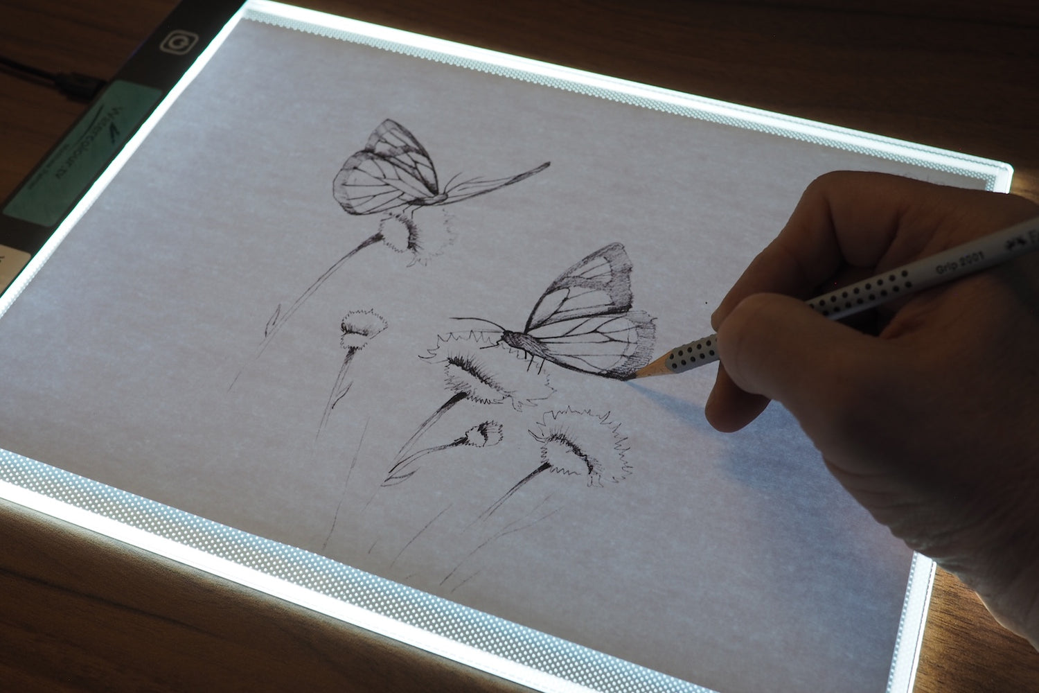 NEW & EXCLUSIVE Watercolour.Tv Portable, Trace Down, Light Board. Limited Edition, Numbered Release – with Video Lesson
