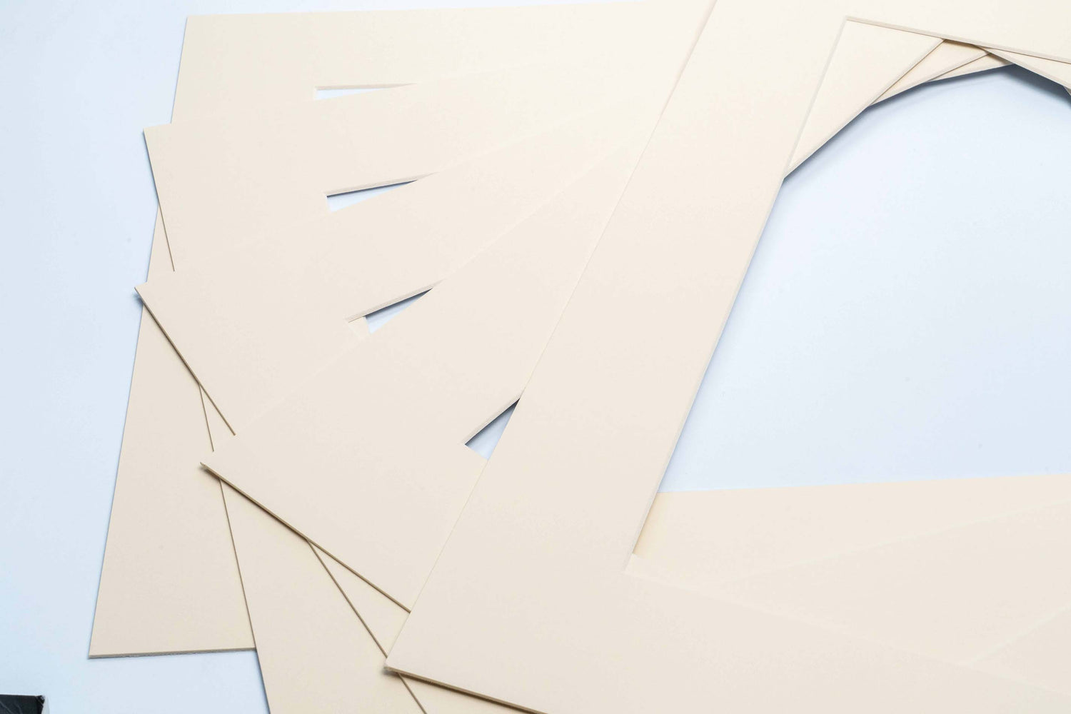 NEW - Pack of Five Professional Double Picture Mounts - Size Quarter Imperial 508 x 406mm