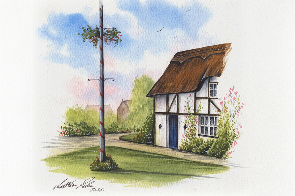 Thatched Cottage & Maypole