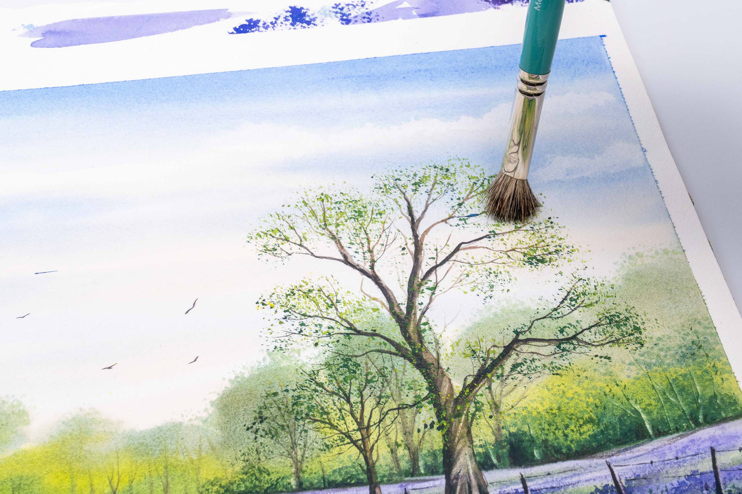 NEW - Matthew Palmer Tree & Texture Brush XL Set of 4