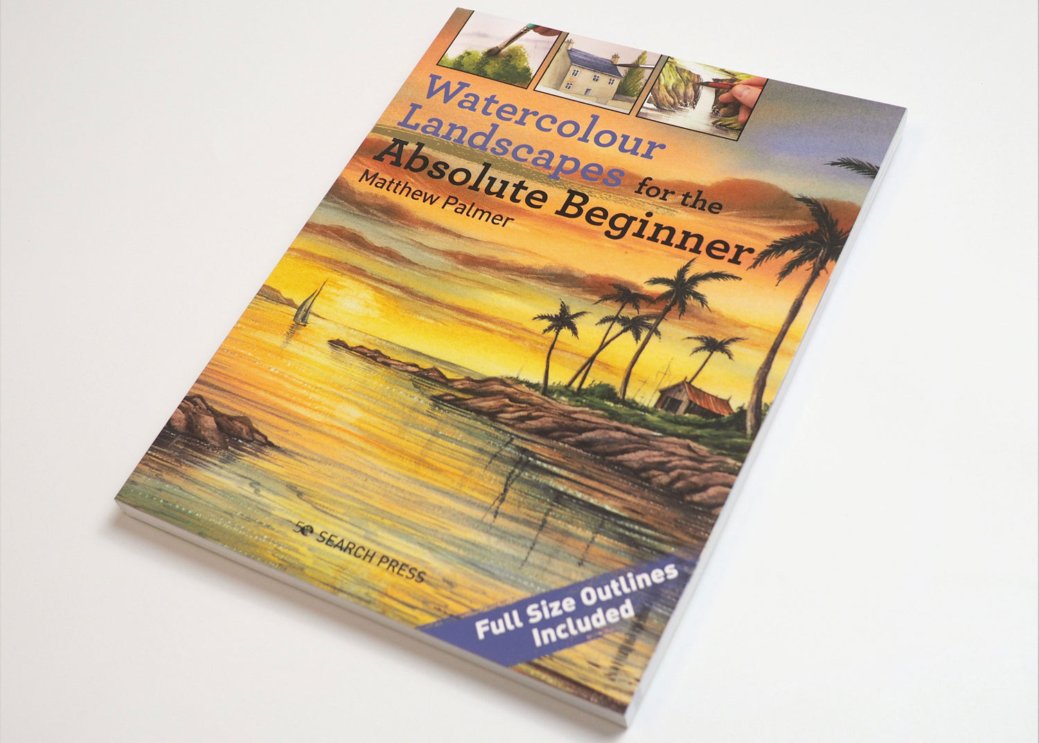 Signed - 1ST Edition- Watercolour Landscapes for the Absolute Beginner NEW BOOK - OFFER!