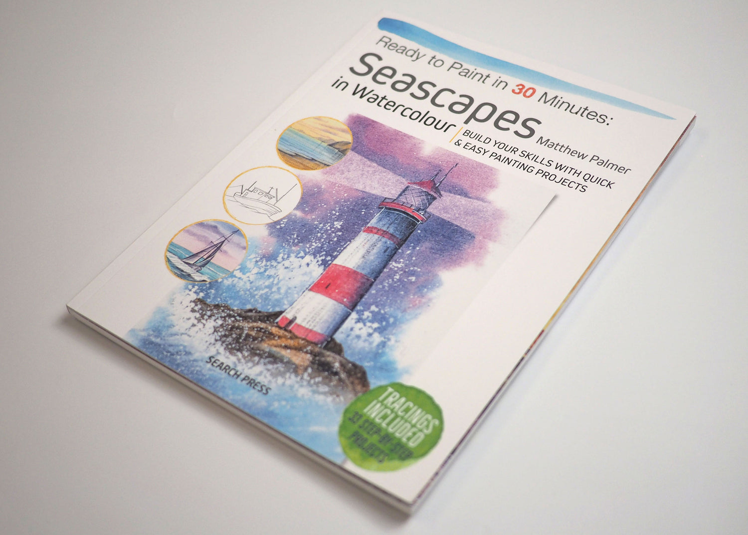 Ready to Paint in 30 Minutes: Seascapes In Watercolour. SIGNED & NUMBERED 1st Edition
