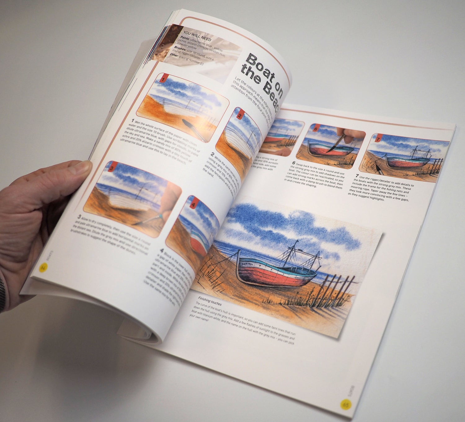 Ready to Paint in 30 Minutes: Seascapes In Watercolour. SIGNED & NUMBERED 1st Edition