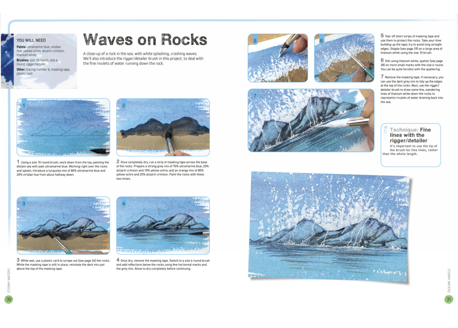 Ready to Paint in 30 Minutes: Seascapes In Watercolour. SIGNED & NUMBERED 1st Edition