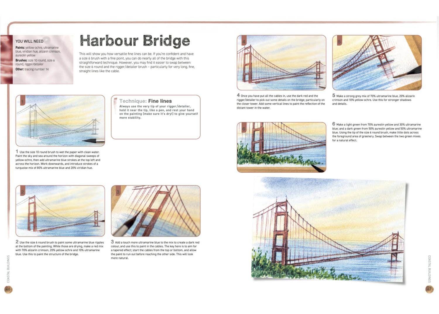 Ready to Paint in 30 Minutes: Seascapes In Watercolour. SIGNED & NUMBERED 1st Edition