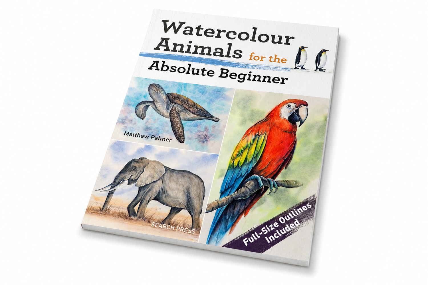 NEW BOOK - Watercolour Animals for the Absolute Beginner SIGNED & NUMBERED 1st Edition - Now In Stock