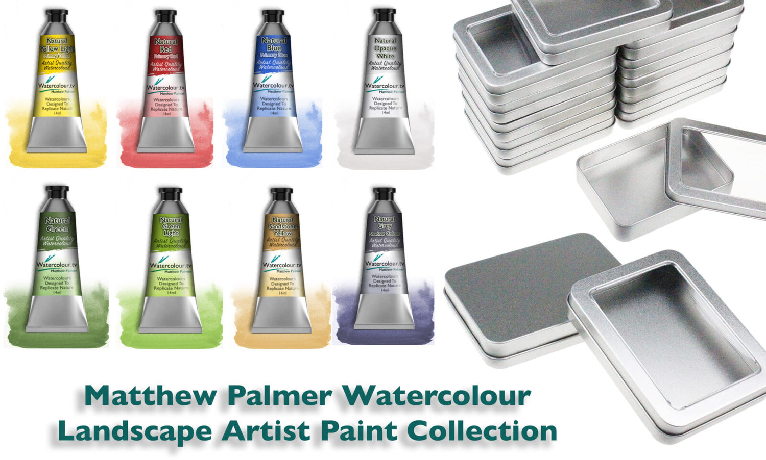 Matthew Palmer Watercolour Landscape Artist Paint Collection