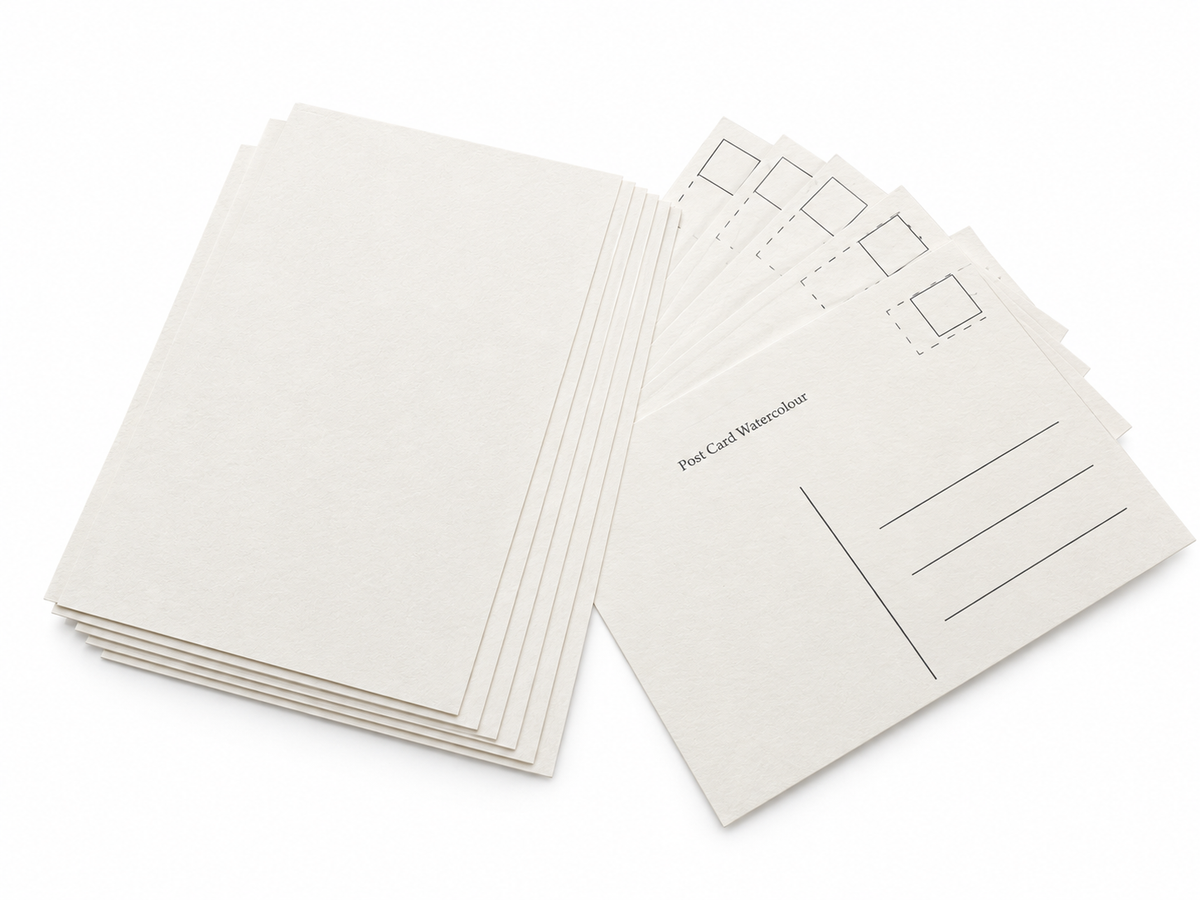 Watercolour Paper Postcards A6 - Pack of 10