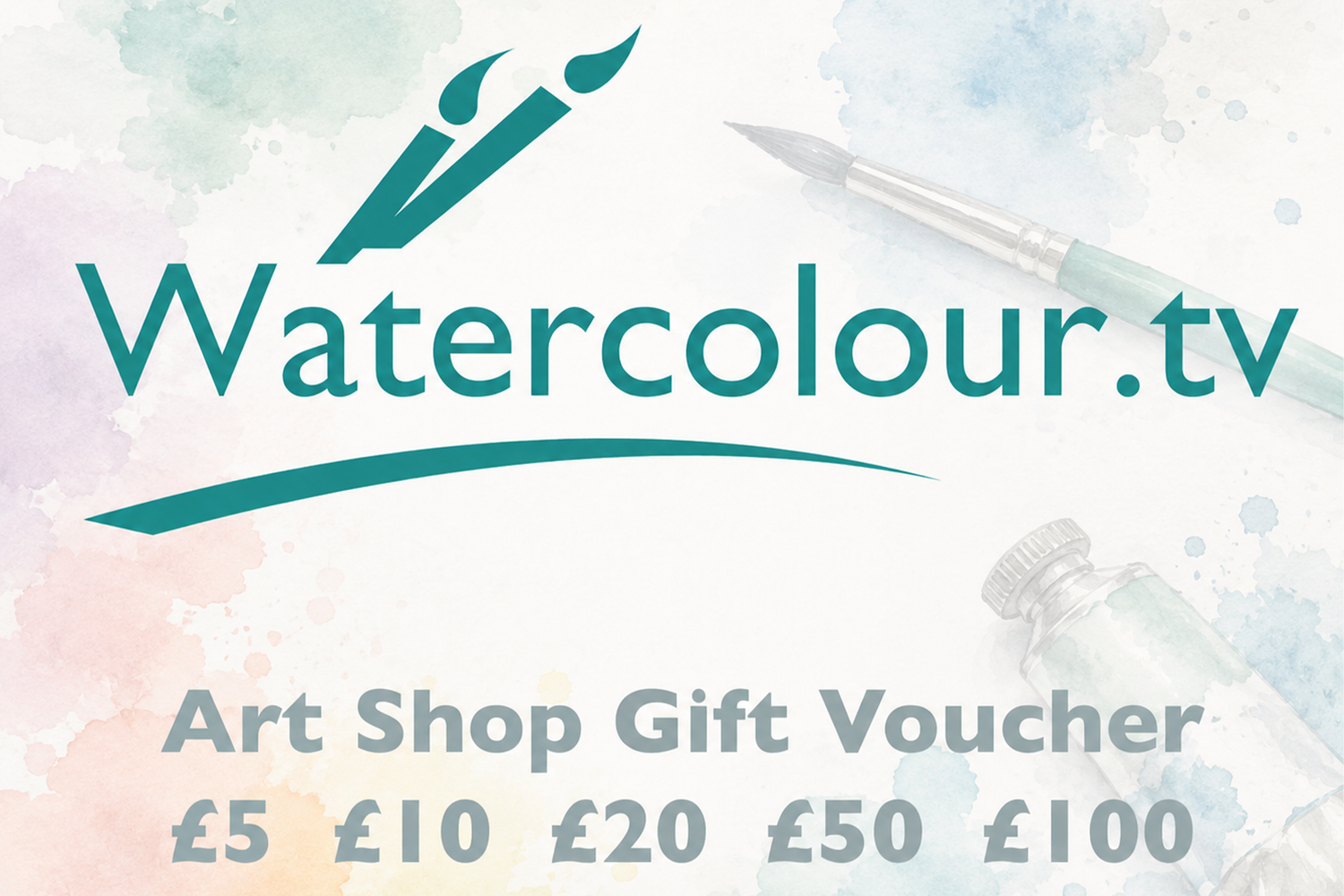 Watercolour Art Shop Gift Voucher