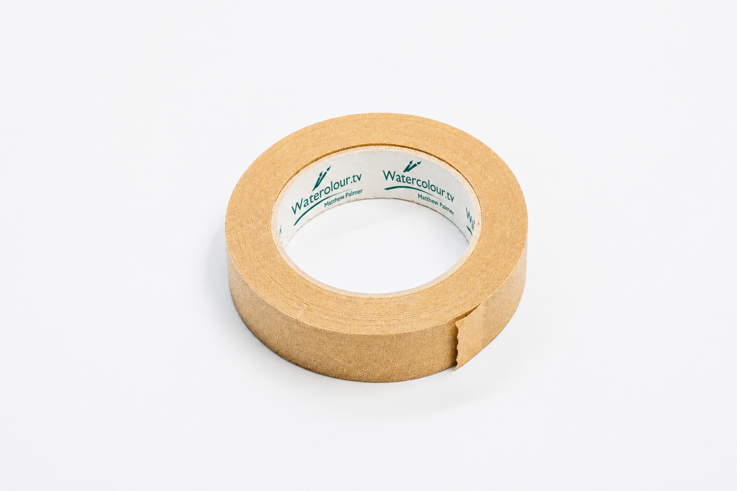 Watercolour.TV Self Adhesive Brown Artist Tape 25mm x 50m