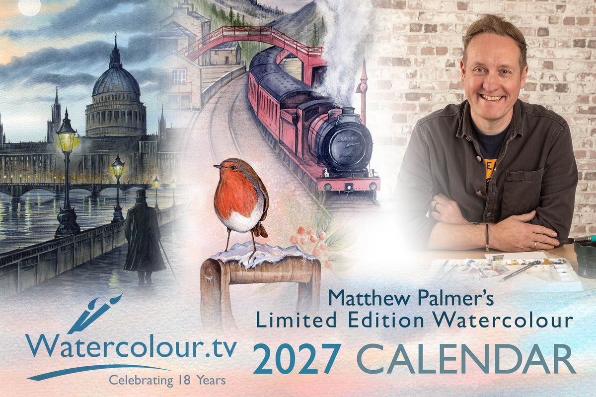 Limited Edition Matthew Palmer Watercolour Calendar 2027 - Signed & Numbered With Certificate of Authenticity PRE-ORDER