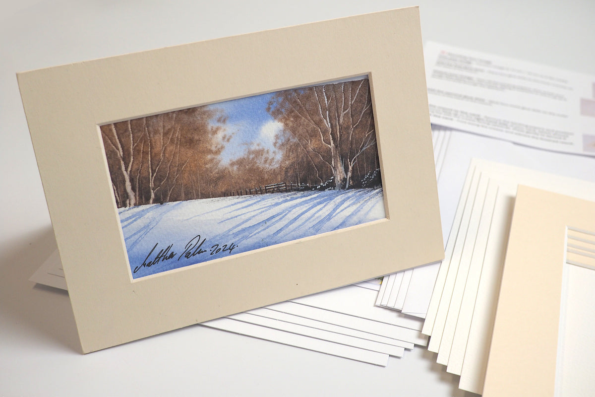 Pack of 5. Matthew Palmer, Prestige Watercolour Greetings Cards